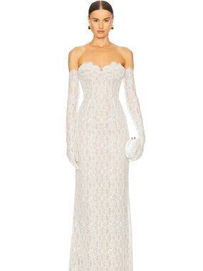 NWOT $950 Bronx and Banco Kiera Wedding Gown White Wedding Dress